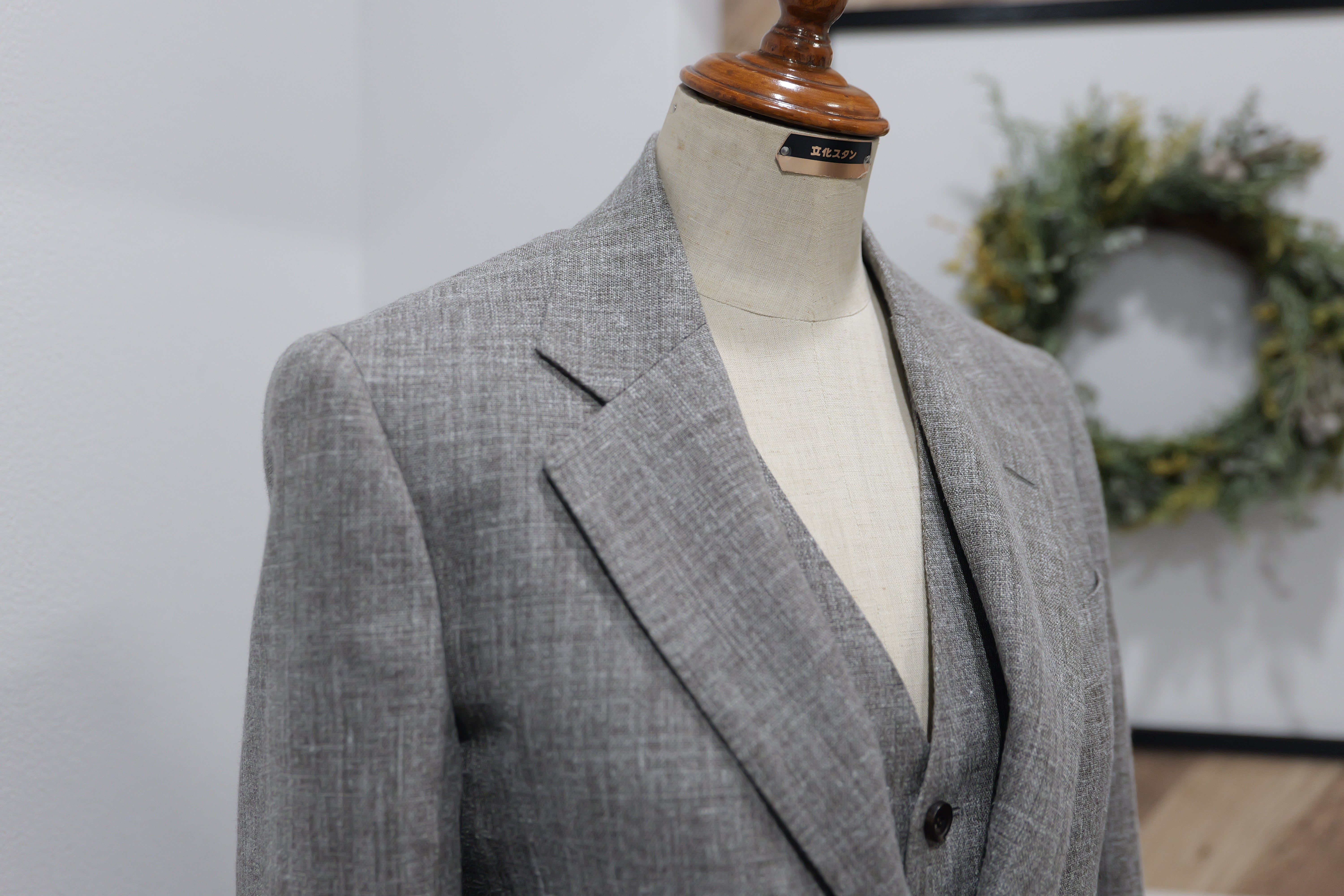 【WEBオーダー限定納期】フルオーダー・３ピース・スーツ（BESPOKE）お仕立て｜先行予約仕立券【数量限定】